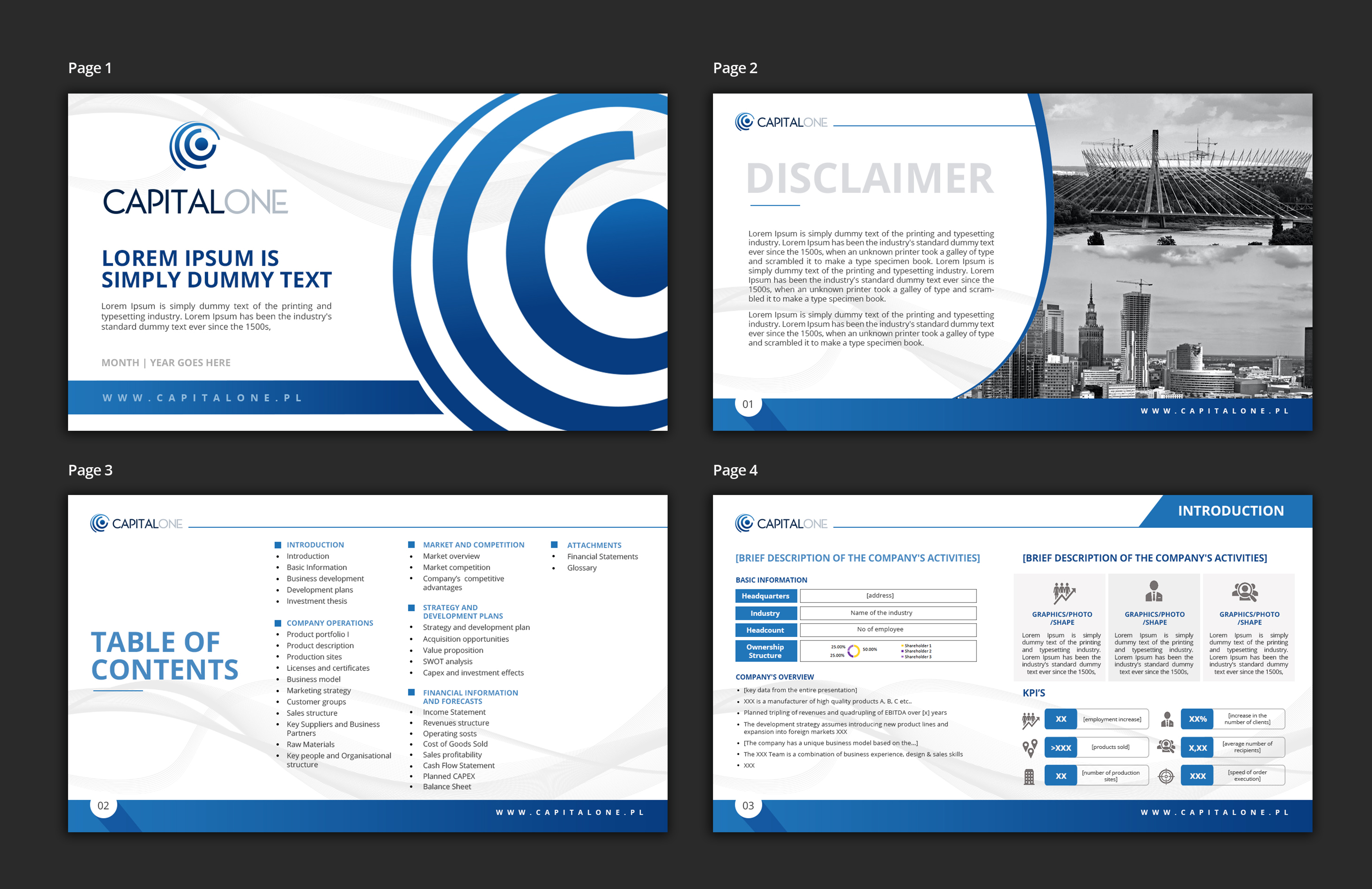 PowerPoint Design by SAI DESIGNS for CAPITAL ONE PARTNERS SP. Z O.O. SP.K. | Design #25355870