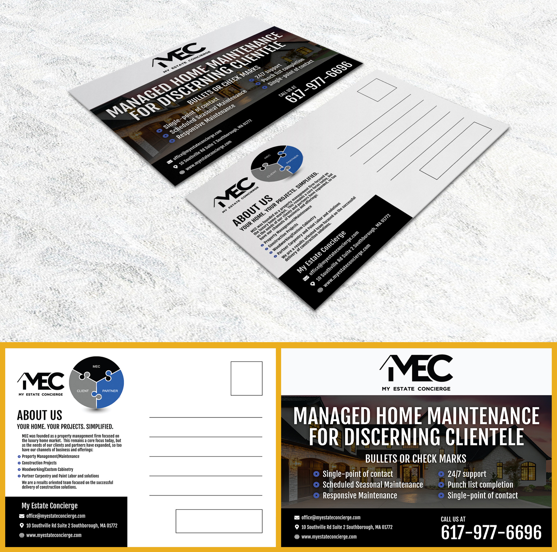 Postcard Design by Impressive Solutions for My Estate Concierge | Design #25328479