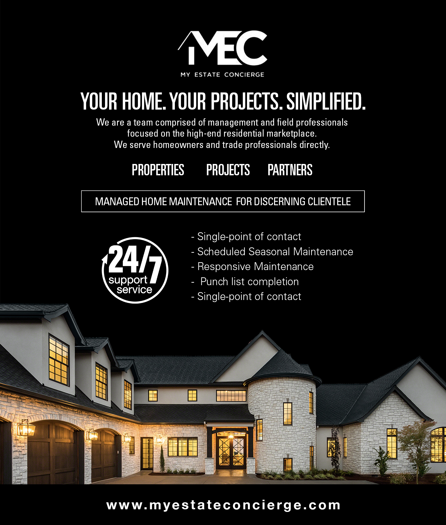 Postcard Design by MasterMind for My Estate Concierge | Design #25392077