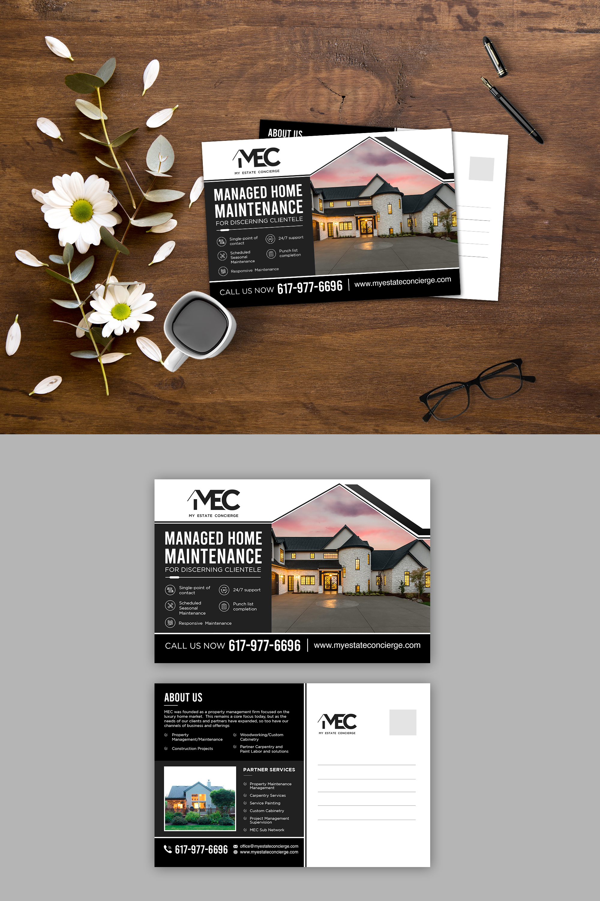 Postkarten-Design von debdesign für My Estate Concierge | Design #25334579