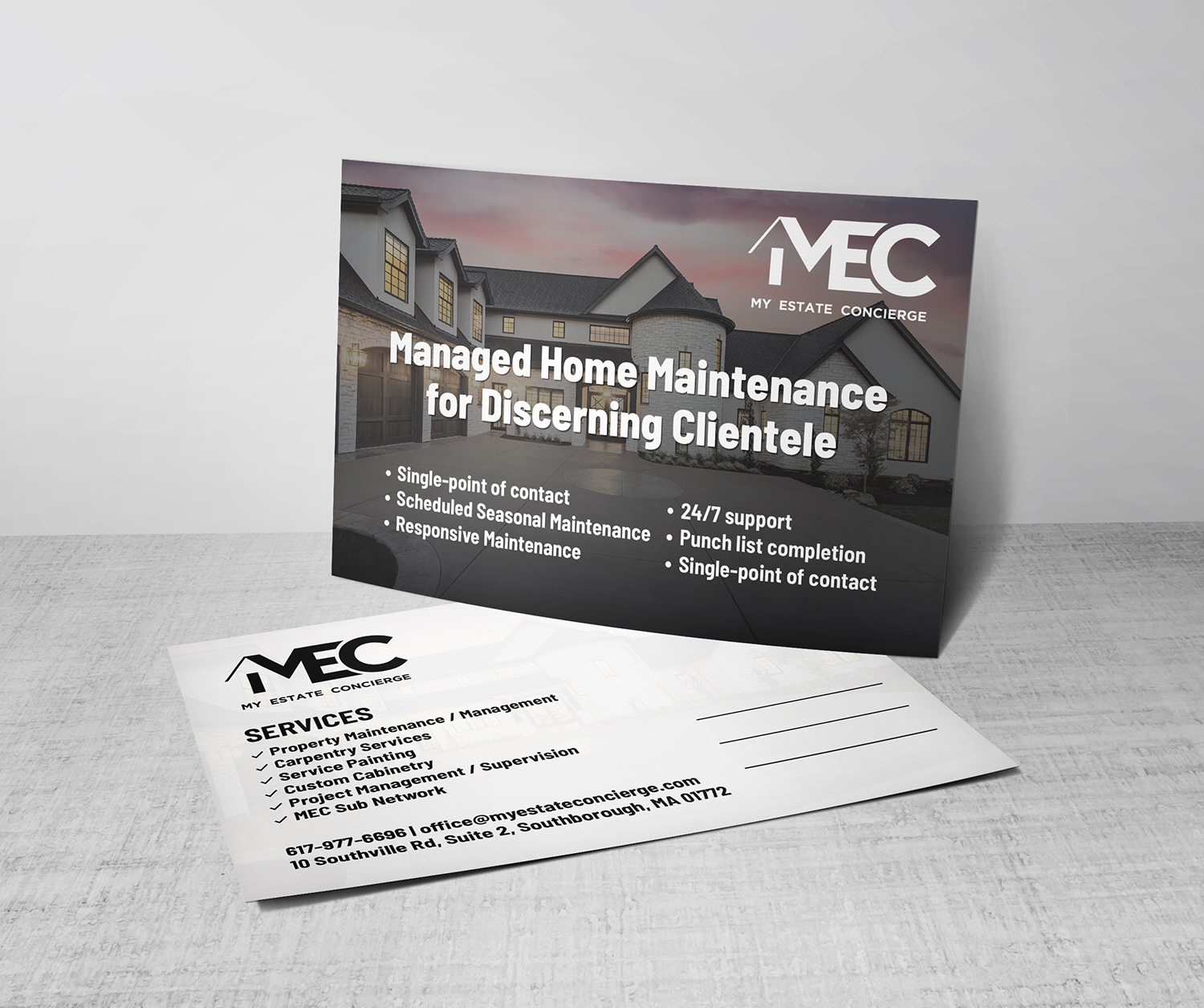 Design de Carte Postale par Deziners Zone pour My Estate Concierge | Design #25331283