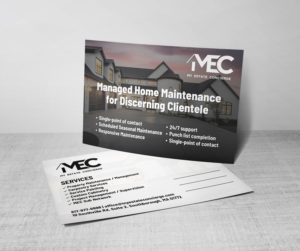 Postcard Design by Deziners Zone for My Estate Concierge | Design: #25331283
