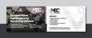 Postcard Design by Deziners Zone for My Estate Concierge | Design: #25331285