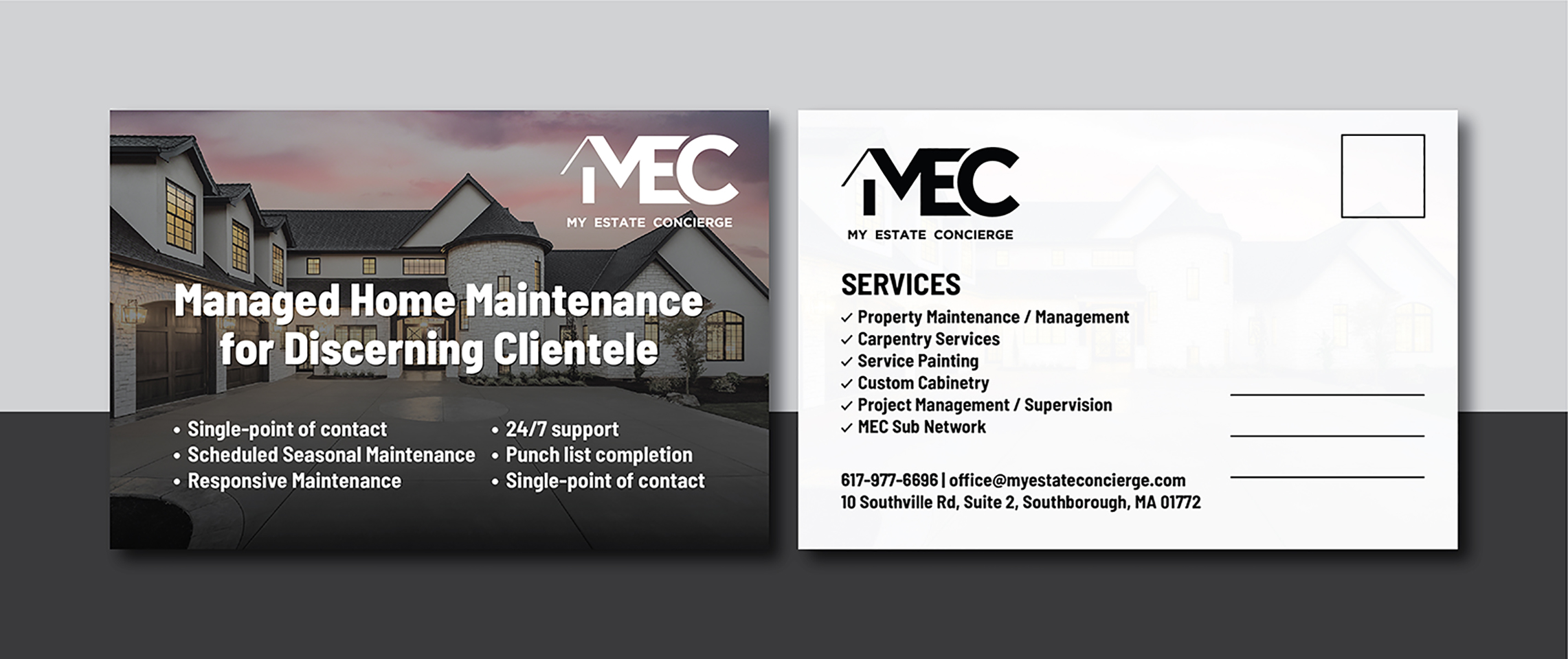 Design de Carte Postale par Deziners Zone pour My Estate Concierge | Design #25331286