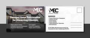 Postcard Design by Deziners Zone for My Estate Concierge | Design: #25331286