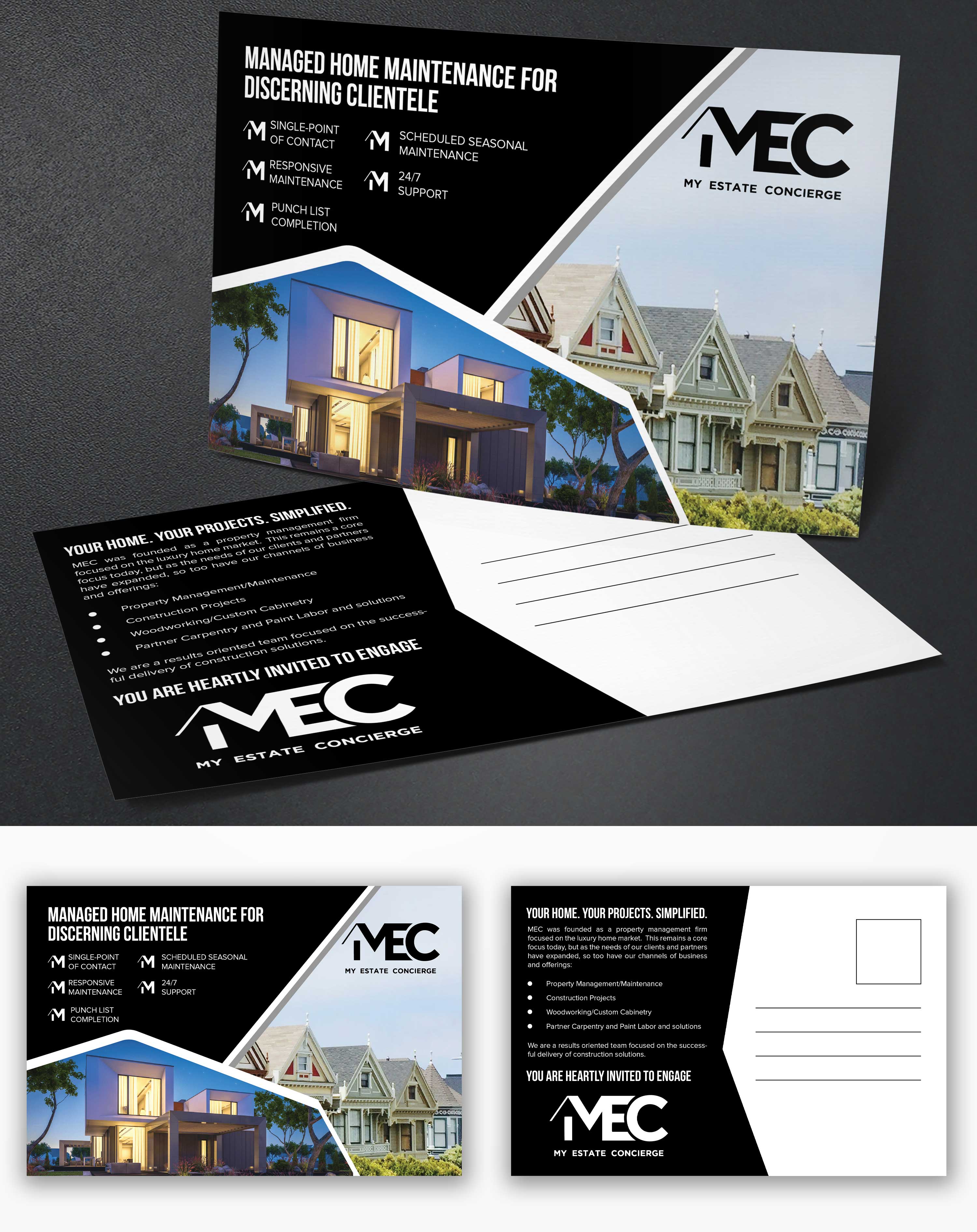 Postcard Design by Deziners Zone for My Estate Concierge | Design #25335713