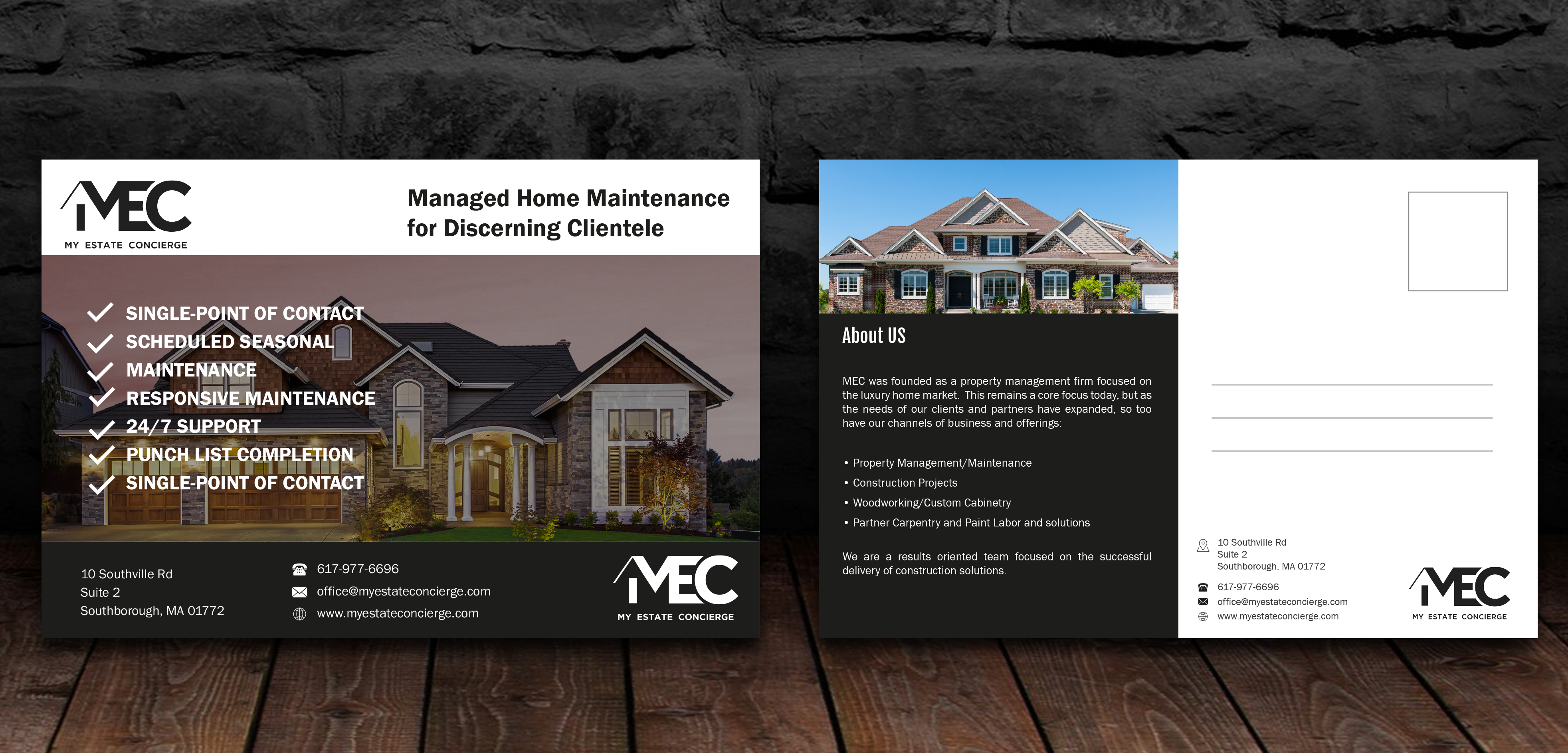 Design de Carte Postale par Shabnum Khan pour My Estate Concierge | Design #25375990