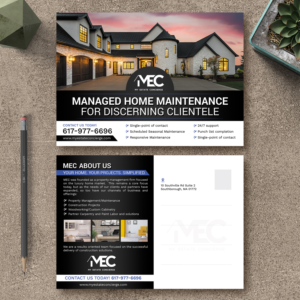Postkarten-Design von aspiremedia für My Estate Concierge | Design #25337476