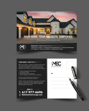 Postcard Design by chandrayaan.creative for My Estate Concierge | Design: #25328462