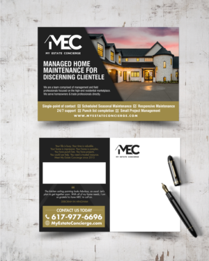 Design de Carte Postale par chandrayaan.creative pour My Estate Concierge | Design : #25416704