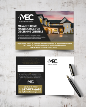 Design de Carte Postale par chandrayaan.creative pour My Estate Concierge | Design : #25416729