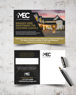 Design de Carte Postale par chandrayaan.creative pour My Estate Concierge | Design : #25416784