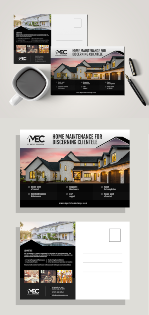 Postkarten-Design von Deepak_9_Malhotra für My Estate Concierge | Design: #25328753