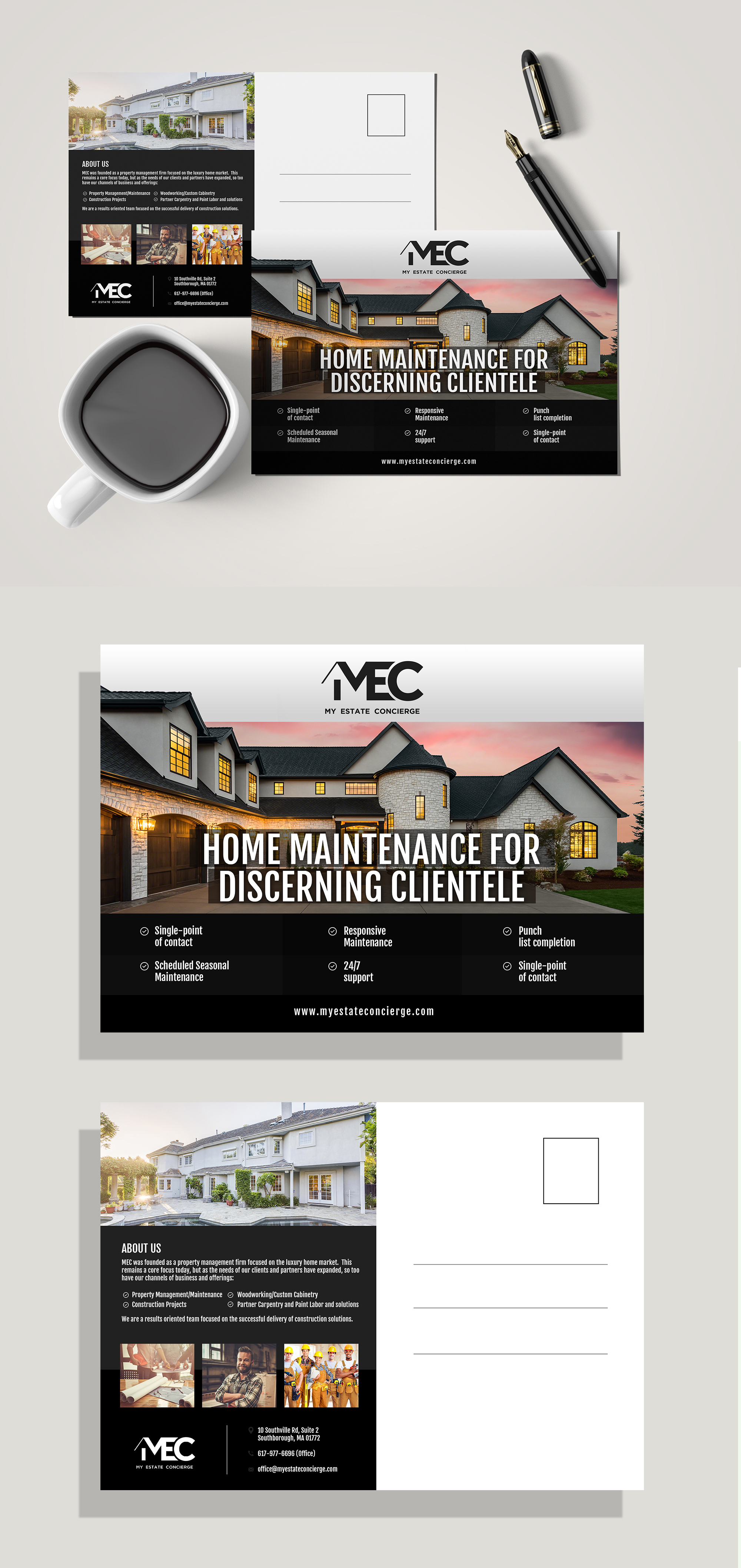 Postcard Design by Deepak_9_Malhotra for My Estate Concierge | Design #25328754