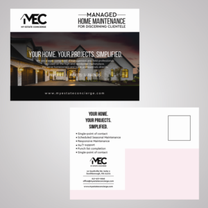 Postcard Design by Maxo-Biz for My Estate Concierge | Design: #25366750