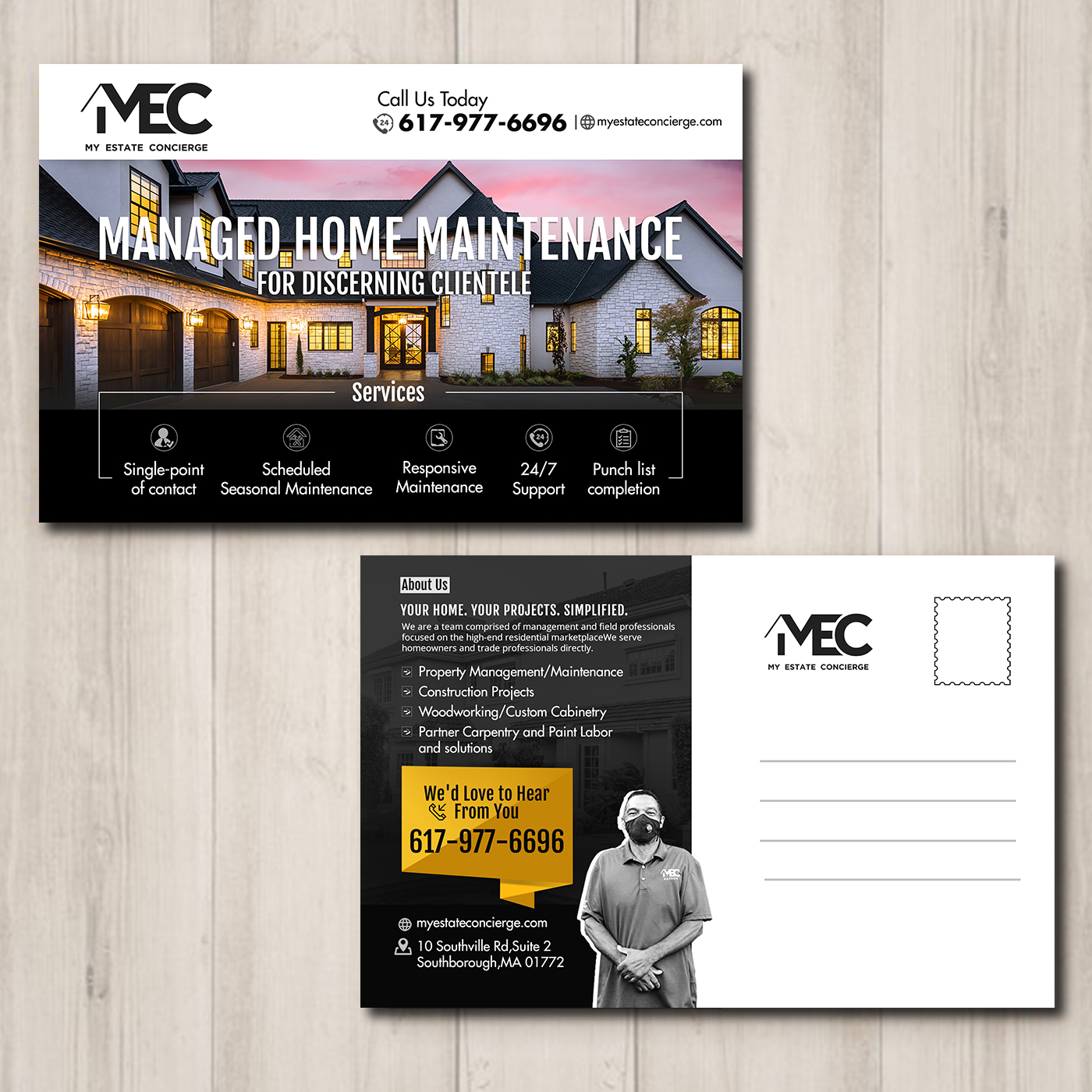 Postcard Design by Art Scenario for My Estate Concierge | Design #25384657