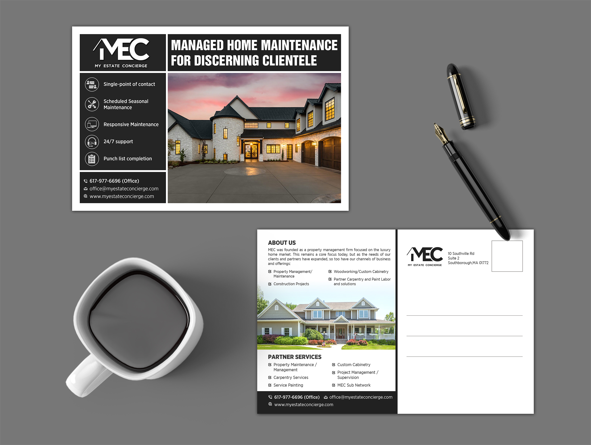 Postcard Design by GraphicsGuru for My Estate Concierge | Design #25336824