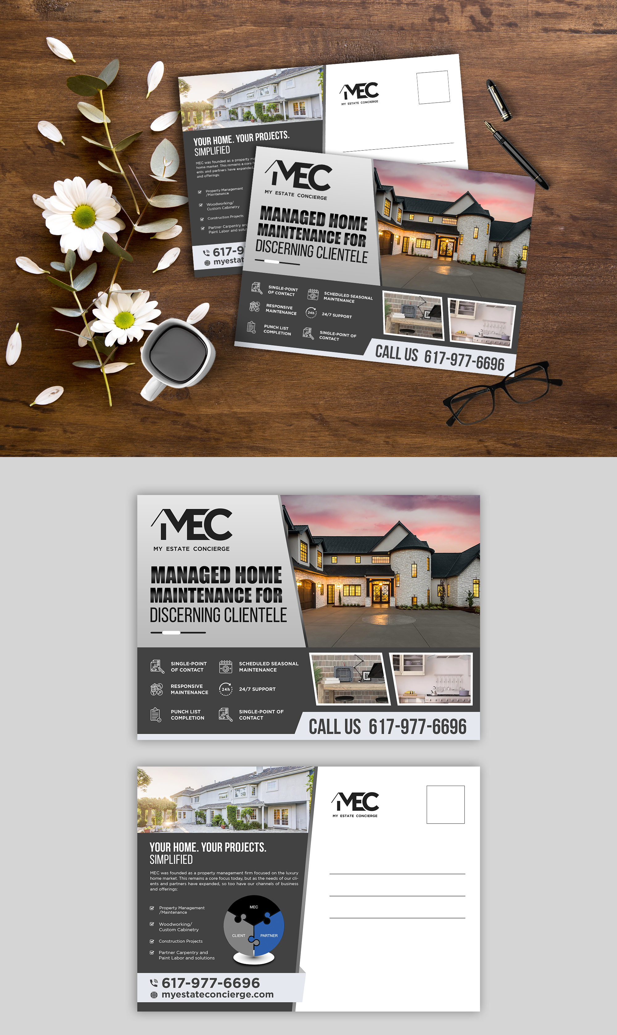 Postcard Design by ZeneFashions for My Estate Concierge | Design #25326575