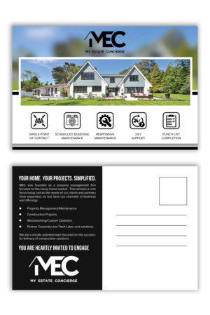 Postkarten-Design von Shumaila Kiran für My Estate Concierge | Design: #25329350