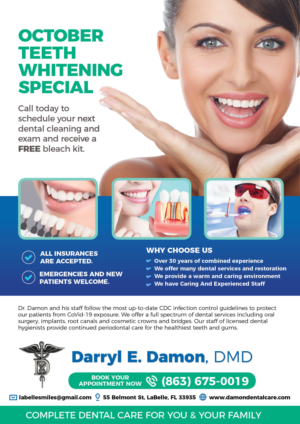 Dental office needs a newspaper ad to encourage new patients to join our practice | Diseño de Anuncio de Prensa por rkailas