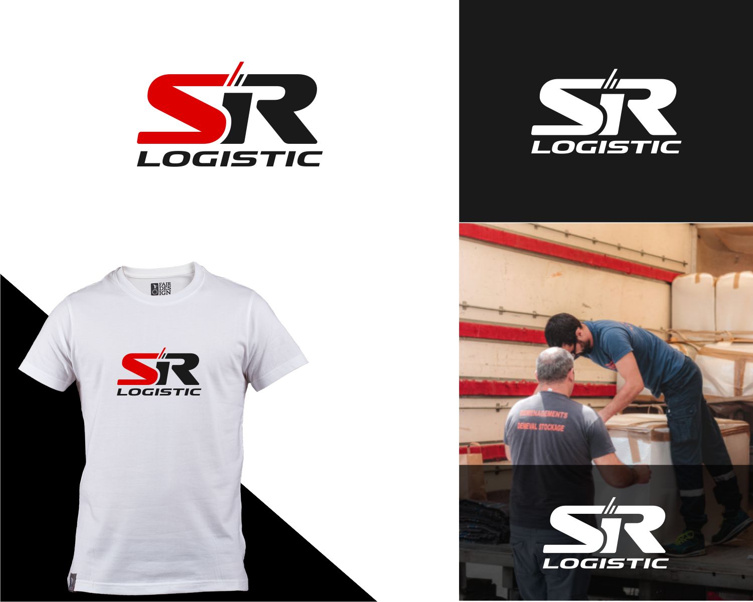 Logo-Design von MX LogoArt für SR LOGISTIC | Design #25334381