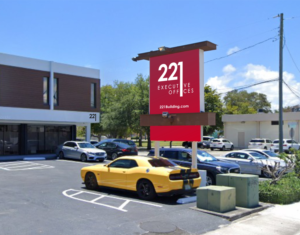 221 Executive Offices (ablove)  221Building.com (below) | Diseño de Logo por Zeph Design