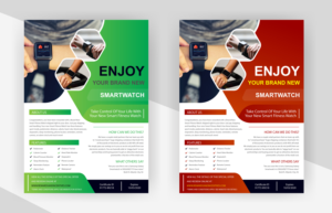 Redesign of Smart Watch Gift Voucher-SEE ATTACHED CURRENT DESIGN | Diseño de Flyer por Elizaveta M