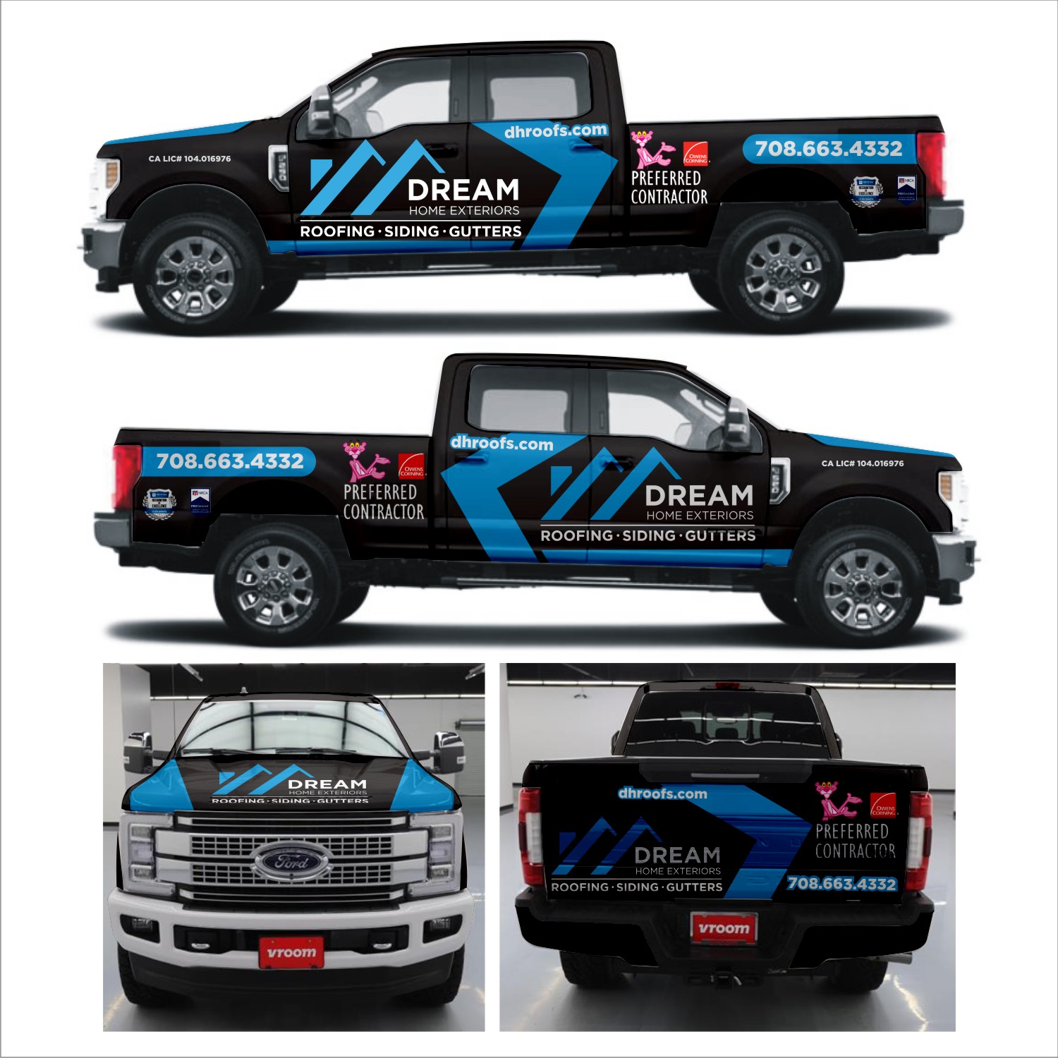 Car Wrap Design by DG+ for Dream home Exteriors | Design #25370292
