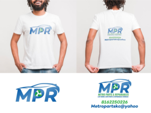 T-shirt Design by Fusionex Studio for Metro Parts & Repairables  | Design: #25348553