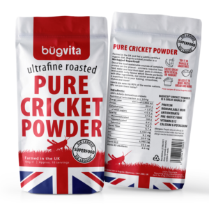 Insect-based foods company needs bright, eye catching pouch design for its Pure Cricket Powder | Design Emballage par tuan1968