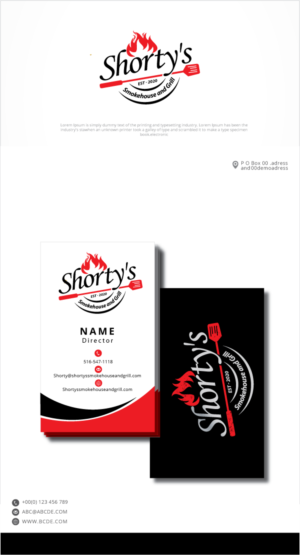 Shorty's Smokehouse and Grill | Logo Design by graphicevolution