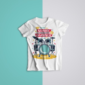 Drumming Merch - Hoodie/TShirt Design | Diseño de Camiseta por Ena