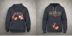 Drumming Merch - Hoodie/TShirt Design | Diseño de Camiseta por Kero