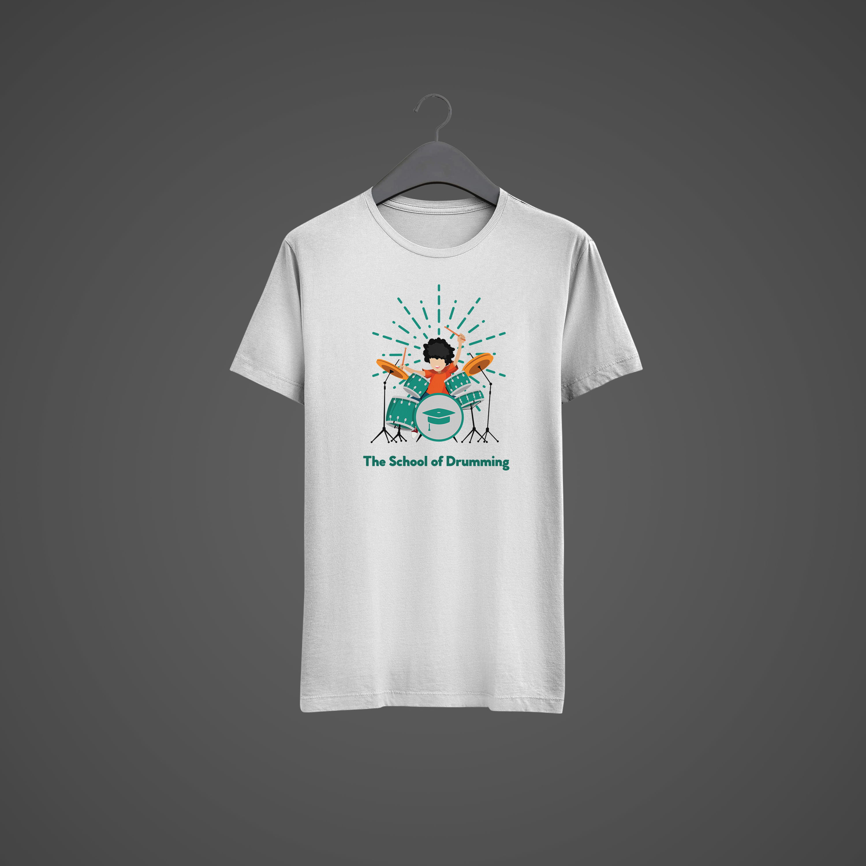 Design de T-shirt par Meowington pour The School of Drumming | Design #25341588