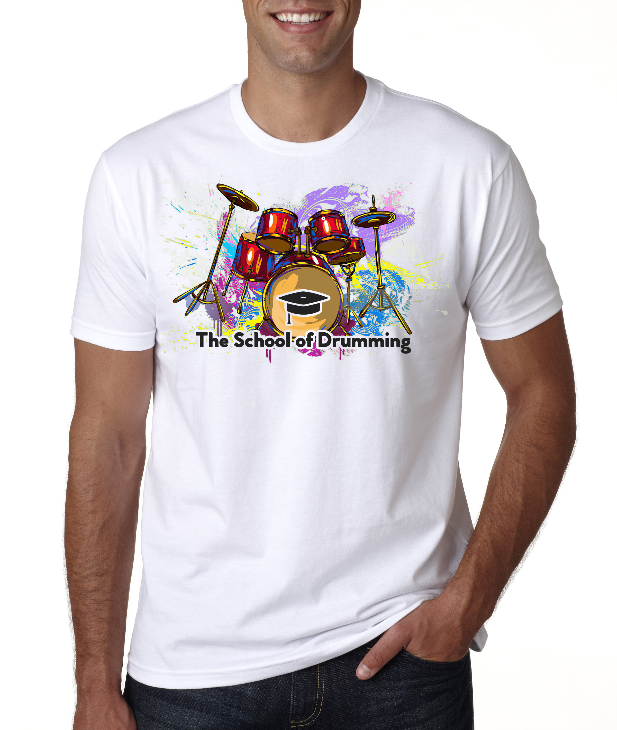 T-shirt Design by FutureDesigne for The School of Drumming | Design #25335423