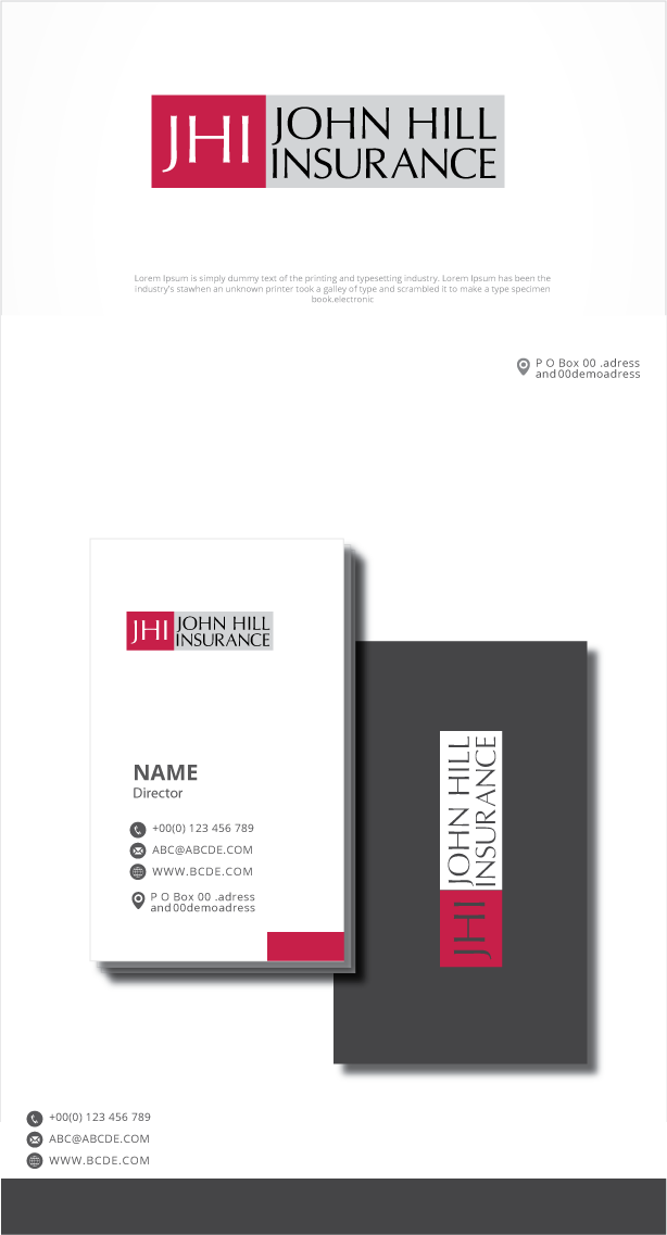 Logo Design by graphicevolution for John Hill Agency | Design #25330926