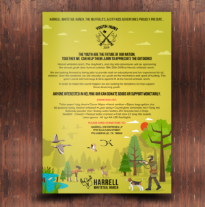 Harrell Whitetail Ranch Youth Hunt | Flyer-Design von chandrayaan.creative