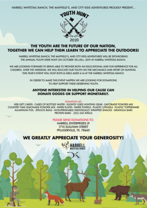 Harrell Whitetail Ranch Youth Hunt | Flyer-Design von FutureDesigne
