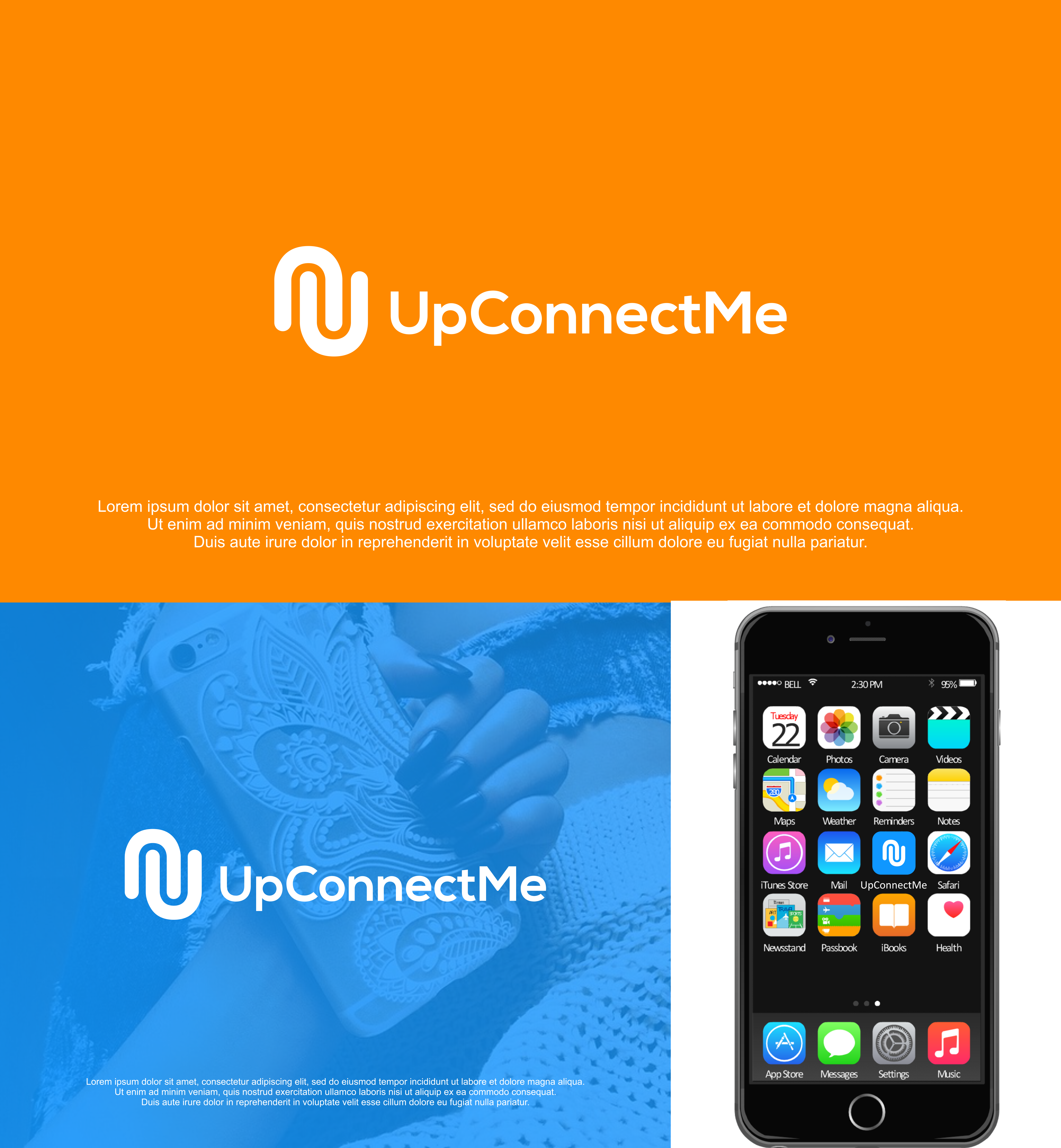 Logo Design by R!CKY for UpConnectMe | Design #25366480