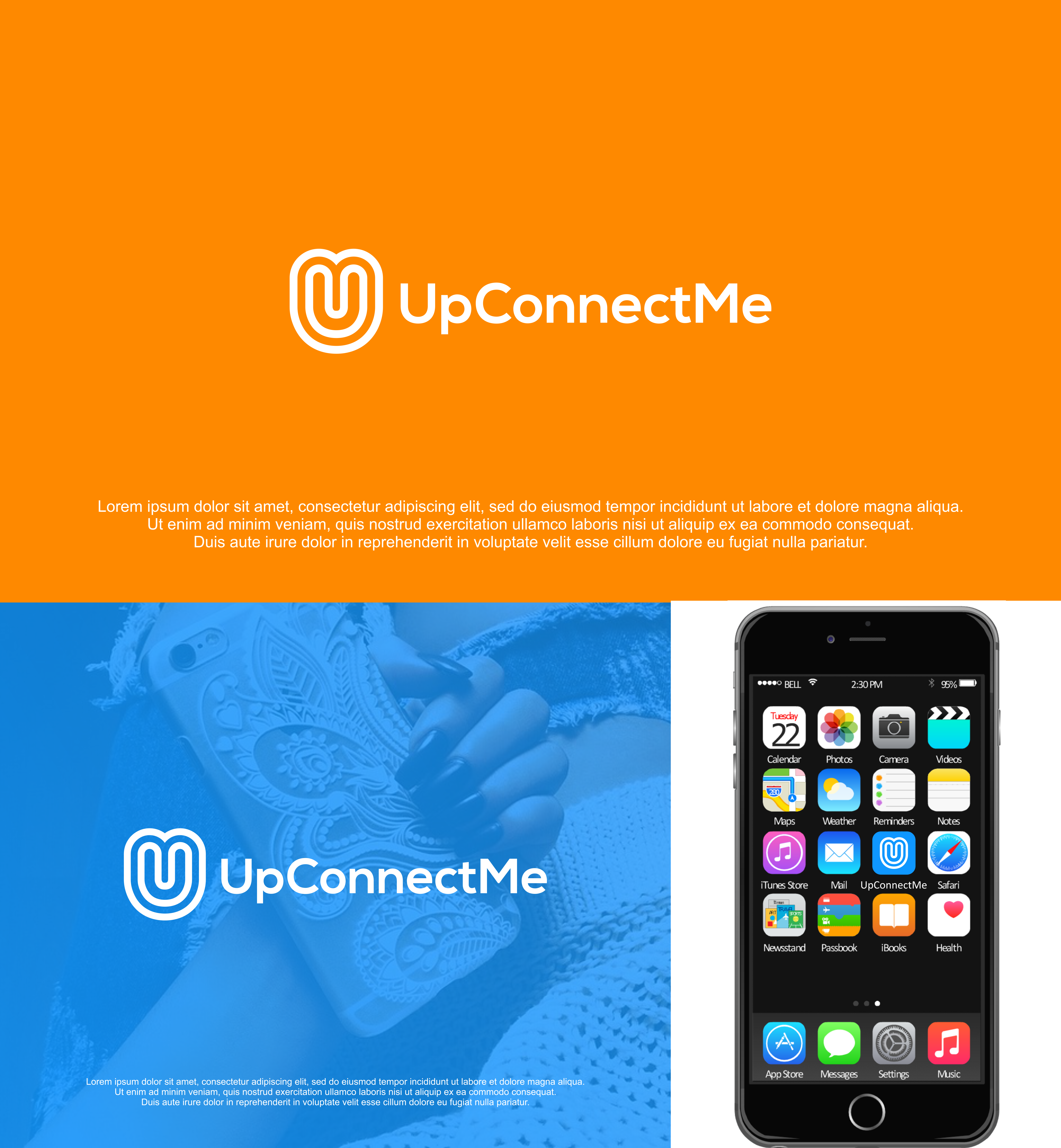 Logo Design by R!CKY for UpConnectMe | Design #25366481