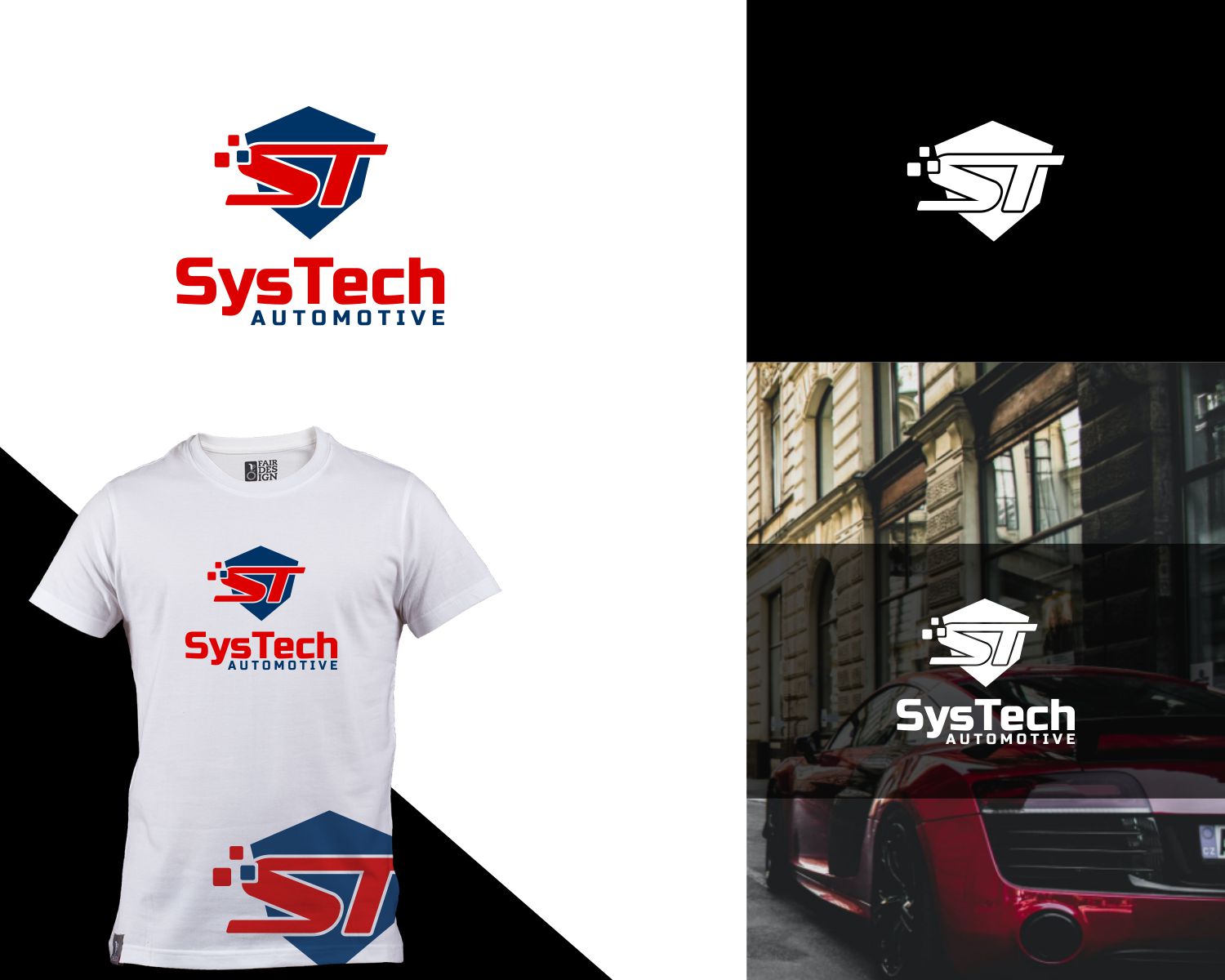 Logo Design by Apple Dsigner for SysTech Automotive | Design #25346294