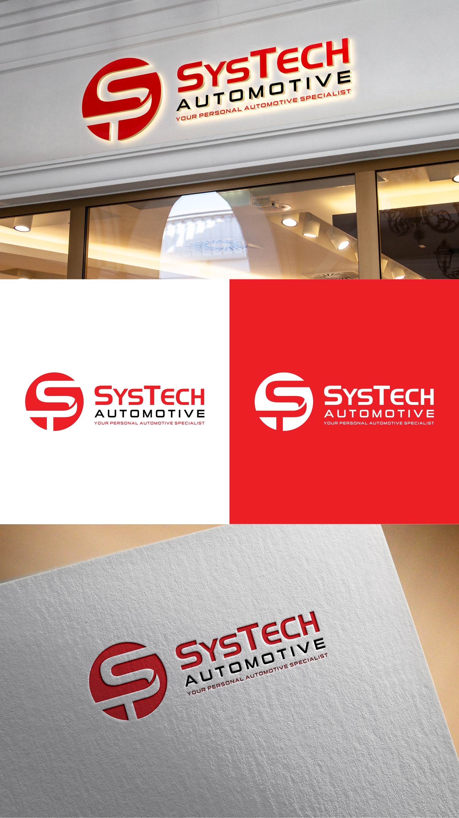Logo Design by SigmaStudio for SysTech Automotive | Design #25345405