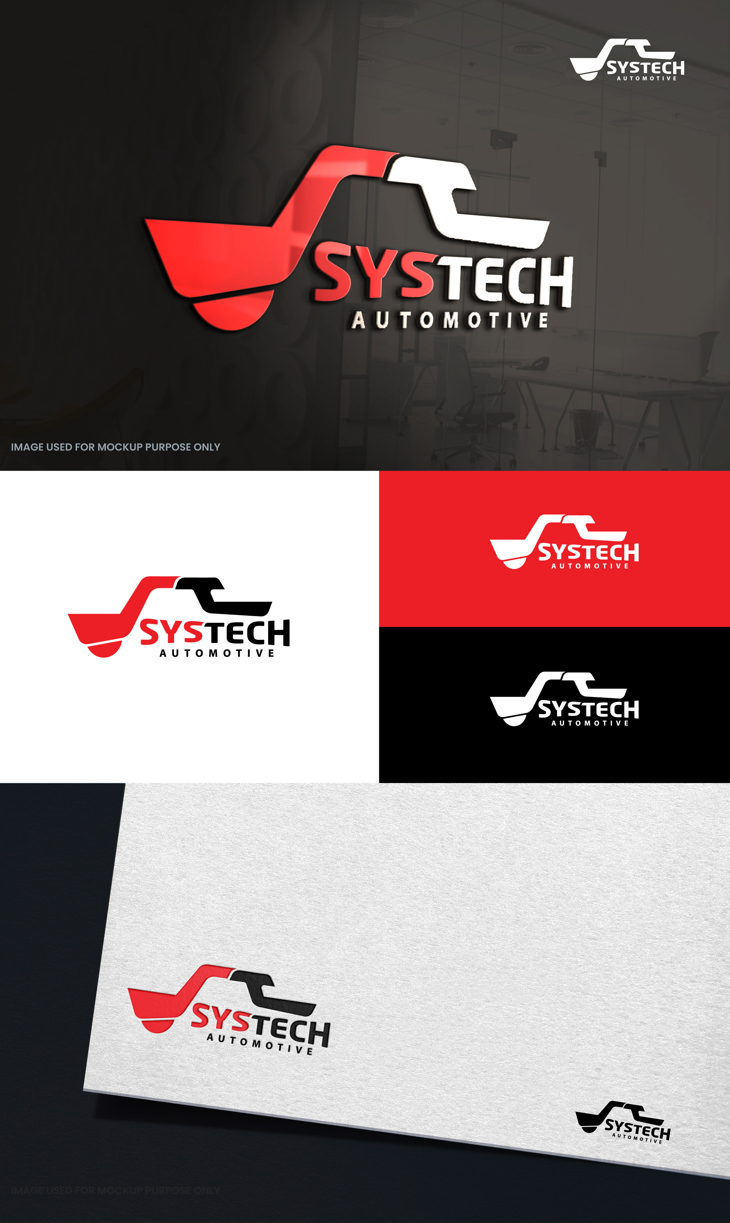 Logo Design by Nahom Shiferaw for SysTech Automotive | Design #25343212
