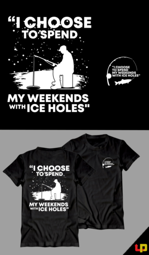 Ice Hole Tshirt Graphic Design | Diseño de Camiseta por Uprinteez
