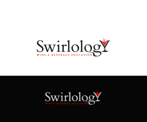 'Swirlology' and then 'wine & beverage education' or just 'beverage education' | Logo-Design von Mario