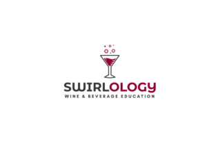 'Swirlology' and then 'wine & beverage education' or just 'beverage education' | Logo-Design von Fajr.