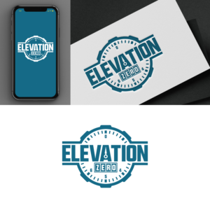 Elevation 0.     Or     E.0 | Diseño de Logo por ICKE