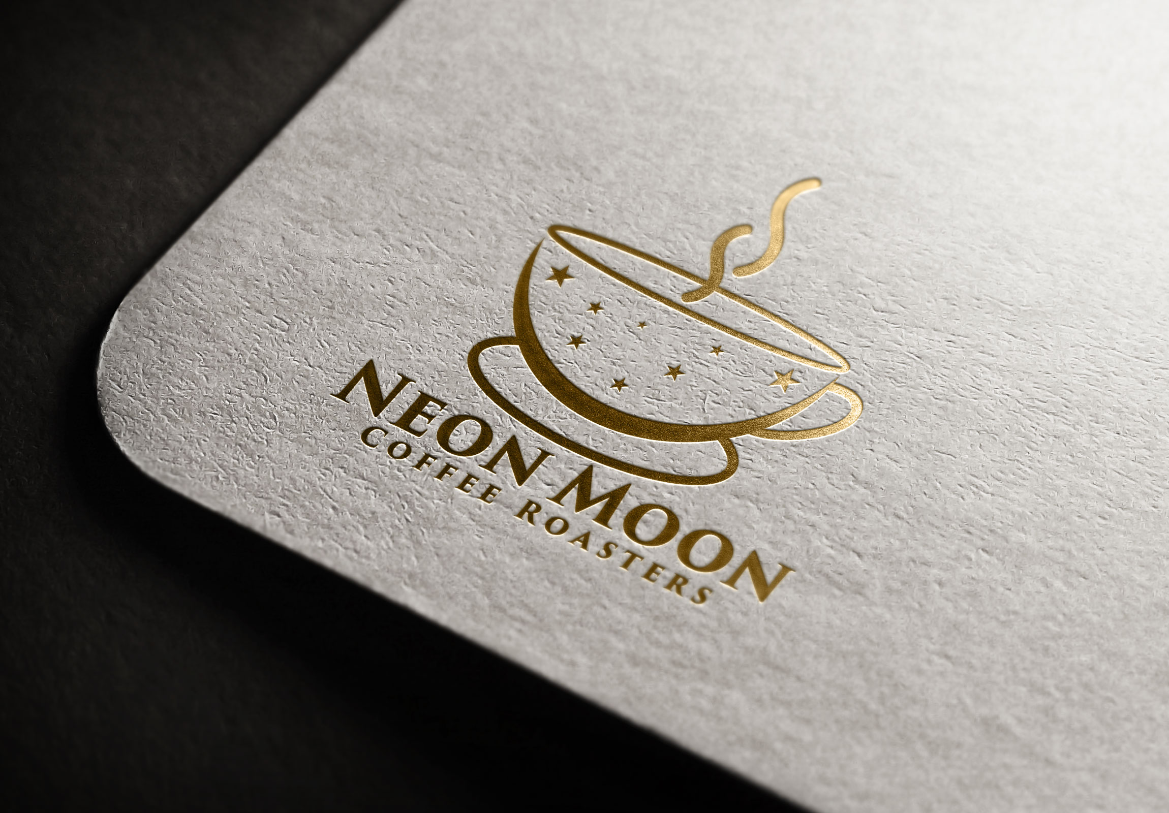 Logo Design by Rosalia.... for Neon Moon Coffee | Design #25350574