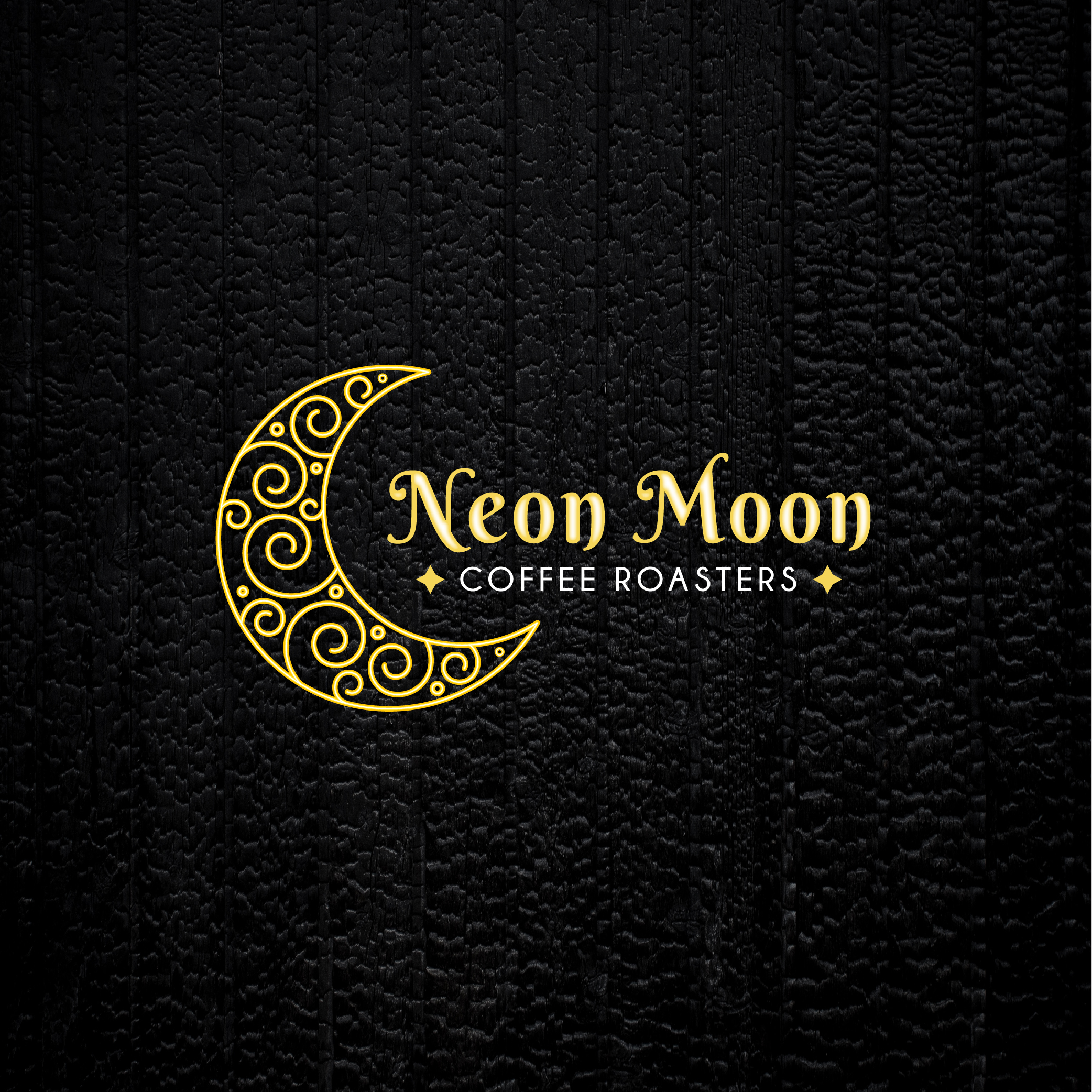 Logo Design by Sharaan Momin for Neon Moon Coffee | Design #25380795