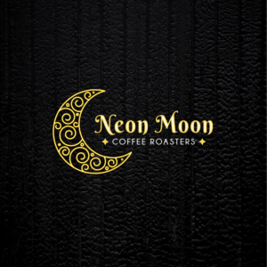 Logo Design by Sharaan Momin for Neon Moon Coffee | Design: #25380795